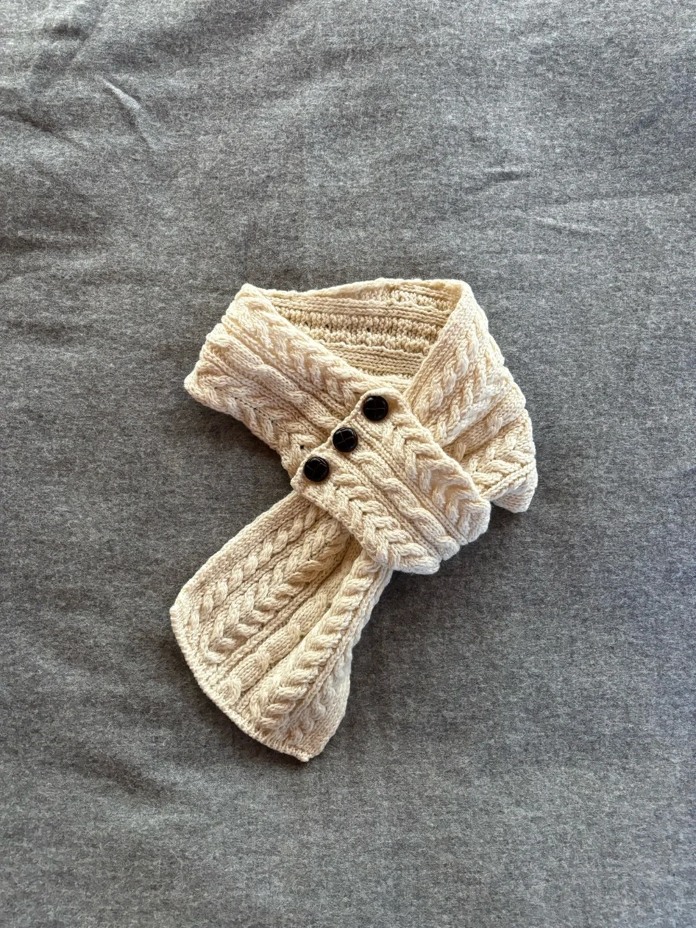 Aran Irish Merino Scarf